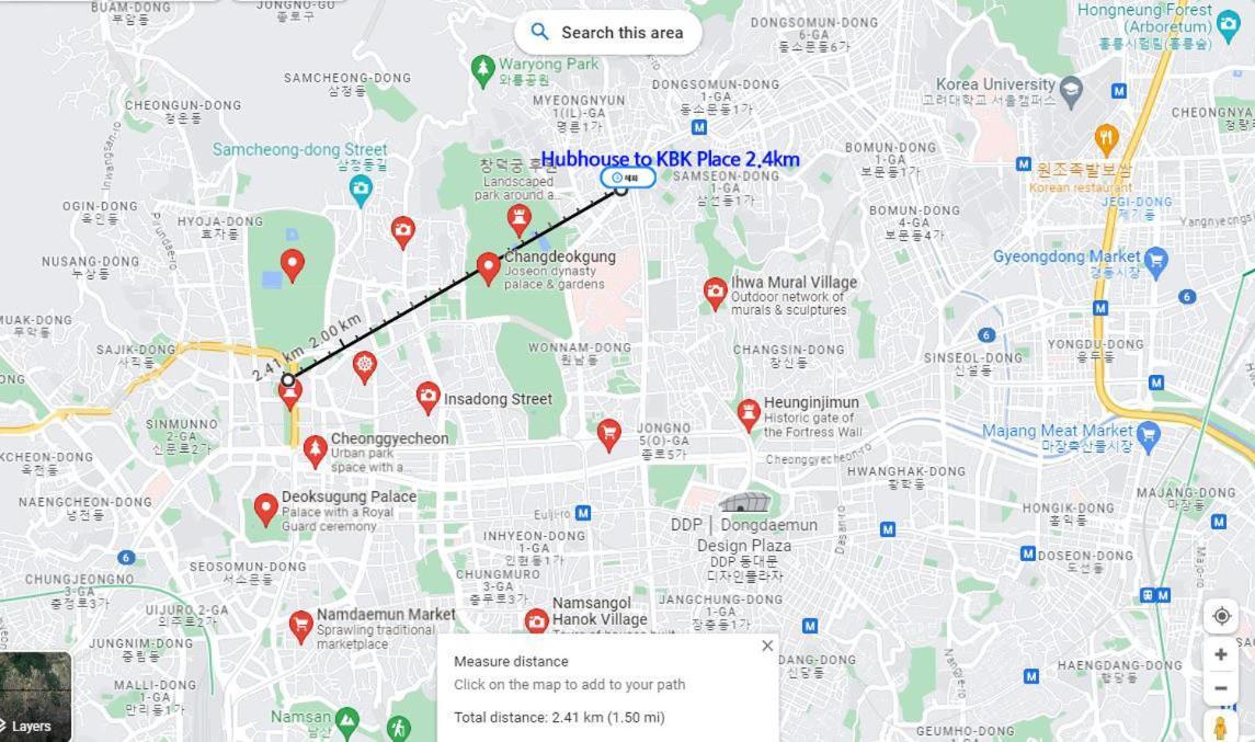 Hub House Livingtel Hostel Seoul Exterior photo
